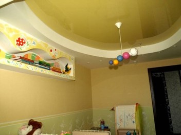 потолки в детской комнате